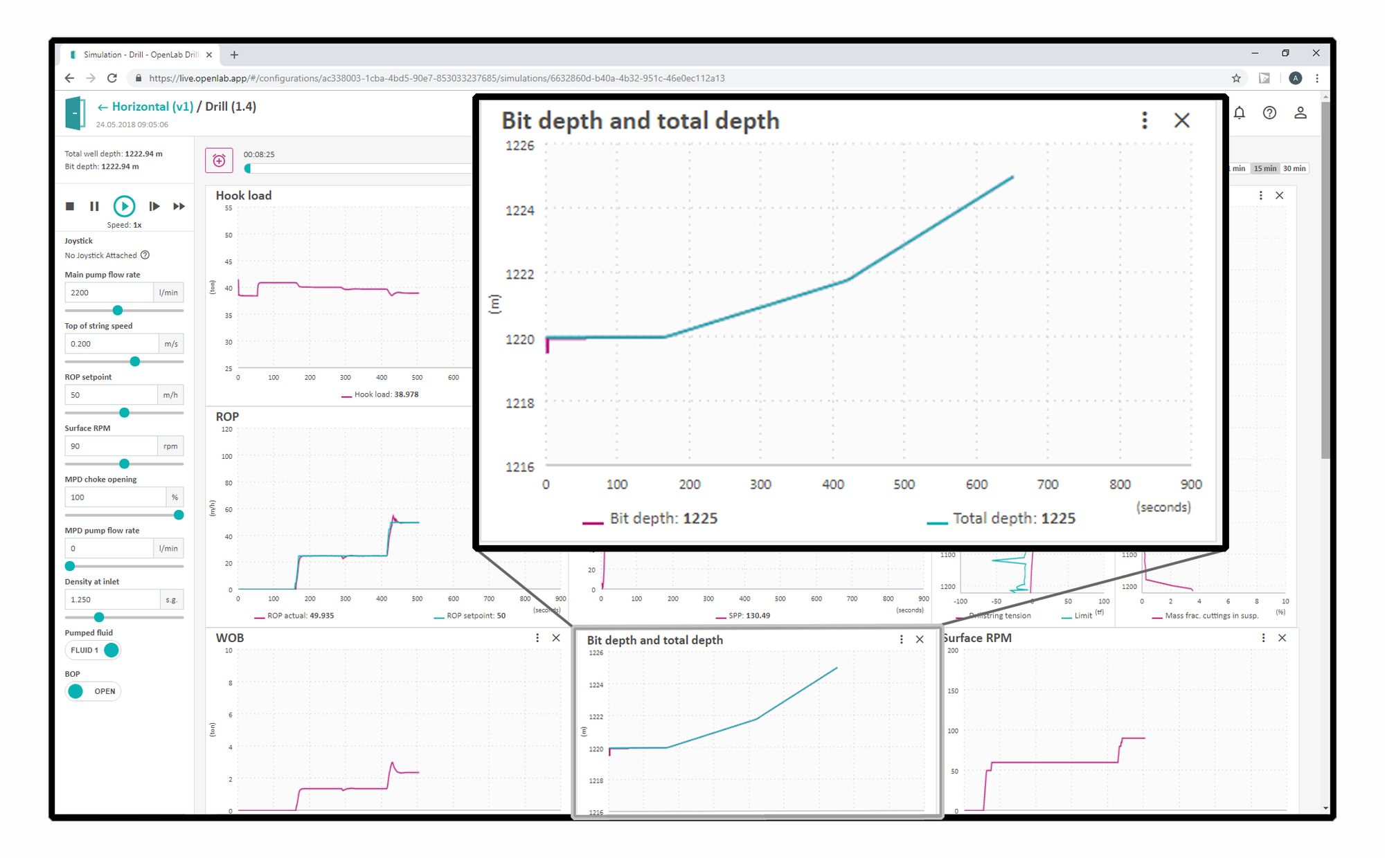 Create a Simulation and Drill
